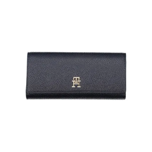 TOMMY HILFIGER PORTEFEUILLE FEMME BLEU - TOMMY HILFIGER