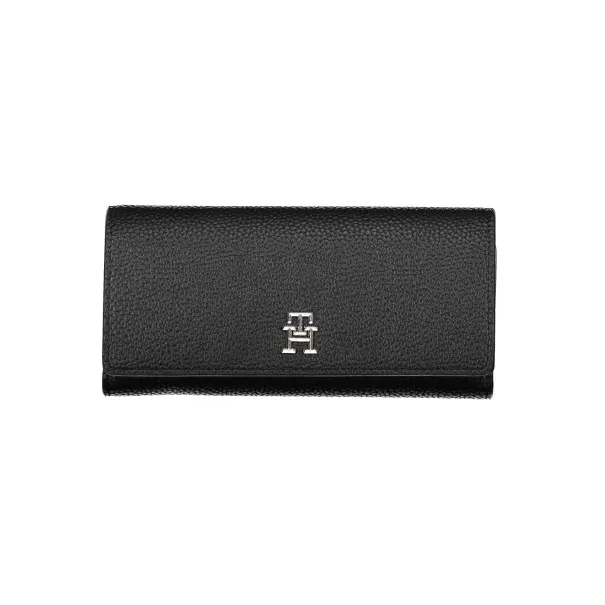 PORTEFEUILLE FEMME TOMMY HILFIGER NOIR - TOMMY HILFIGER