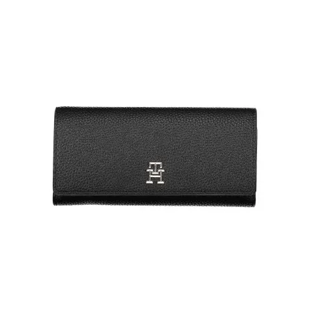 PORTEFEUILLE FEMME TOMMY HILFIGER NOIR - TOMMY HILFIGER