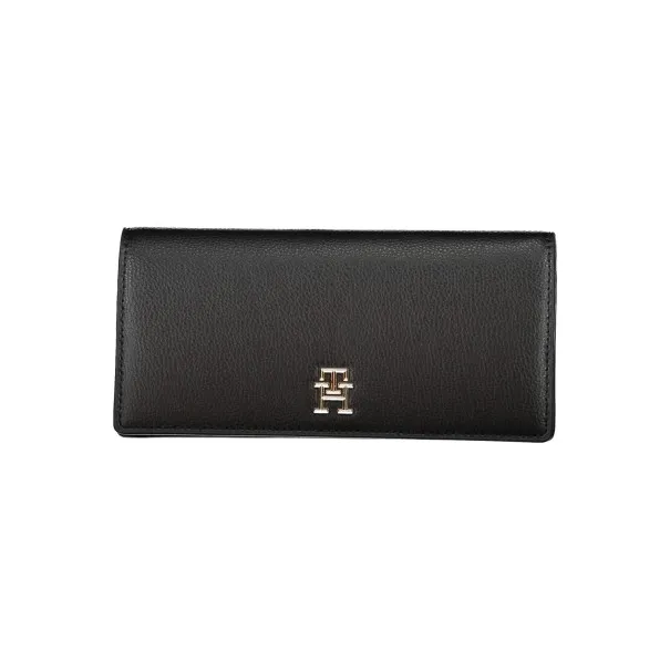 PORTEFEUILLE FEMME TOMMY HILFIGER NOIR - TOMMY HILFIGER