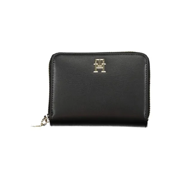 PORTEFEUILLE FEMME TOMMY HILFIGER NOIR - TOMMY HILFIGER