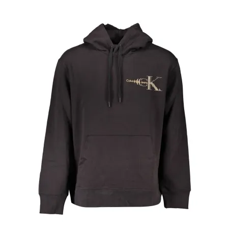 CALVIN KLEIN SWEAT SANS ZIP NOIR HOMME - CALVIN KLEIN