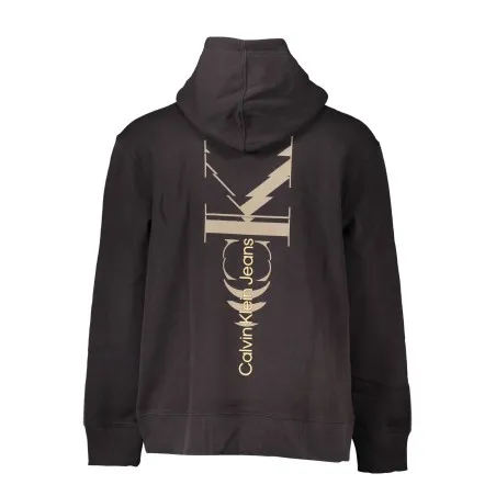 CALVIN KLEIN SWEAT SANS ZIP NOIR HOMME - CALVIN KLEIN