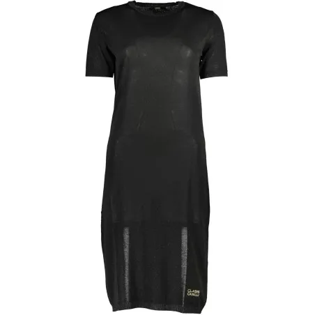 CAVALLI CLASS ROBE COURTE FEMME NOIR - CAVALLI CLASS
