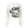CAVALLI CLASS SWEAT SANS ZIP FEMME BLANC - CAVALLI CLASS