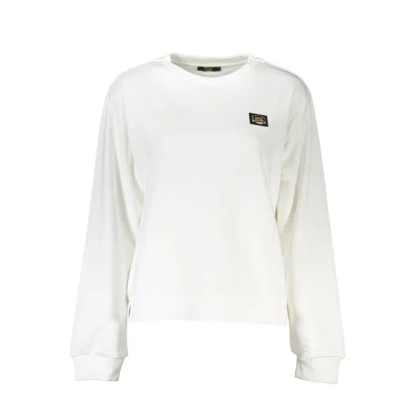CAVALLI CLASS SWEAT SANS ZIP FEMME BLANC - CAVALLI CLASS