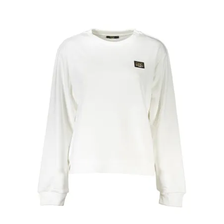 CAVALLI CLASS SWEAT SANS ZIP FEMME BLANC - CAVALLI CLASS