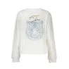 CAVALLI CLASS SWEAT SANS ZIP FEMME BLANC - CAVALLI CLASS