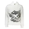 CAVALLI CLASS SWEAT SANS ZIP HOMME BLANC - CAVALLI CLASS