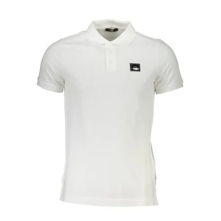CAVALLI CLASS POLO MANCHES COURTES HOMME BLANC - CAVALLI CLASS