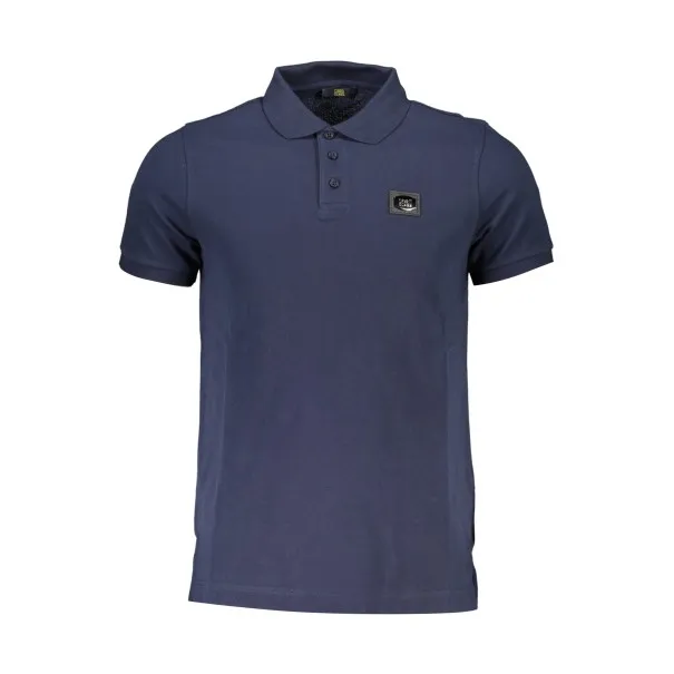 CAVALLI CLASS POLO MANCHES COURTES HOMME BLEU - CAVALLI CLASS