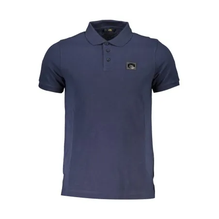 CAVALLI CLASS POLO MANCHES COURTES HOMME BLEU - CAVALLI CLASS