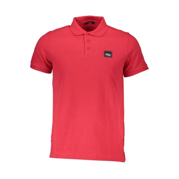 CAVALLI CLASS POLO MANCHES COURTES HOMME ROUGE - CAVALLI CLASS