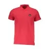 CAVALLI CLASS POLO MANCHES COURTES HOMME ROUGE - CAVALLI CLASS