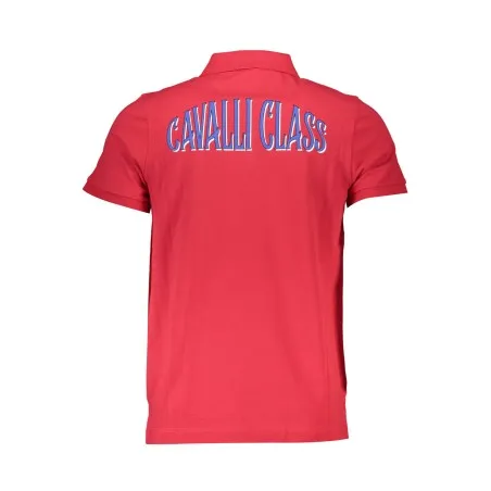 CAVALLI CLASS POLO MANCHES COURTES HOMME ROUGE - CAVALLI CLASS