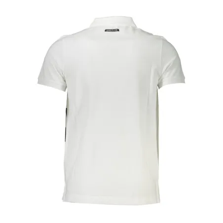 CAVALLI CLASS POLO MANCHES COURTES HOMME BLANC - CAVALLI CLASS