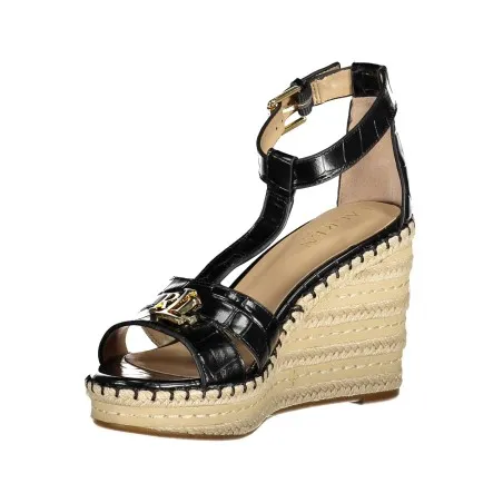RALPH LAUREN CHAUSSURE SANDALE FEMME NOIR - RALPH LAUREN