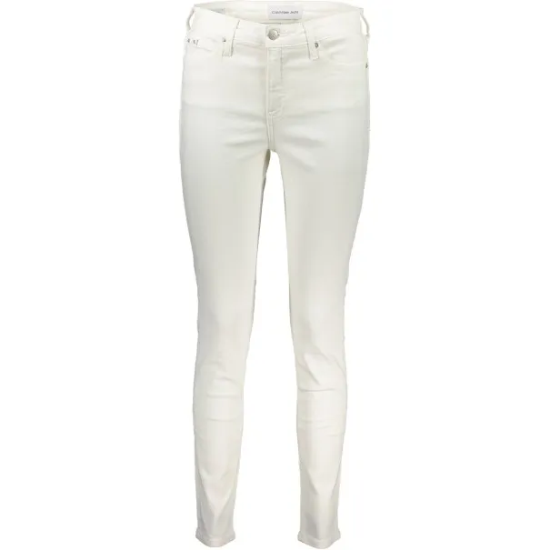 CALVIN KLEIN JEANS EN DENIM POUR FEMME BLANC - CALVIN KLEIN