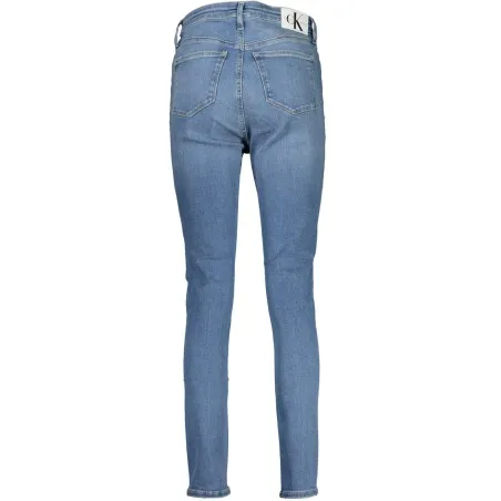 CALVIN KLEIN JEANS EN DENIM POUR FEMME BLEU CLAIR - CALVIN KLEIN