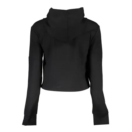 CALVIN KLEIN SWEAT SANS ZIP FEMME NOIR - CALVIN KLEIN