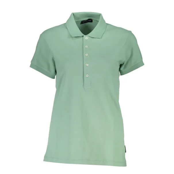 NORTH SAILS POLO MANCHES COURTES FEMME VERT - NORTH SAILS