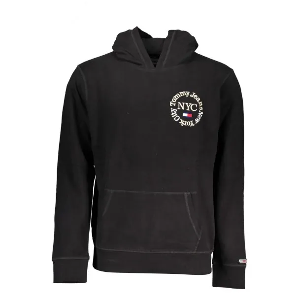 TOMMY HILFIGER SWEAT SANS ZIP NOIR HOMME - TOMMY HILFIGER