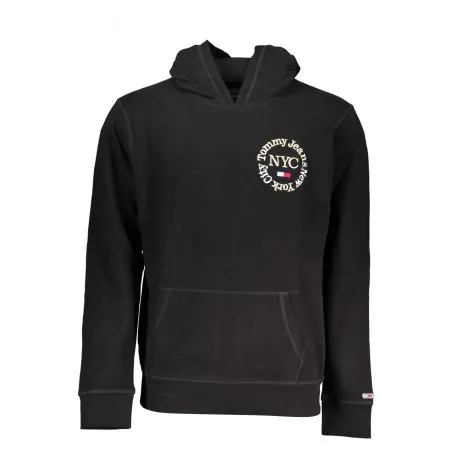 TOMMY HILFIGER SWEAT SANS ZIP NOIR HOMME - TOMMY HILFIGER