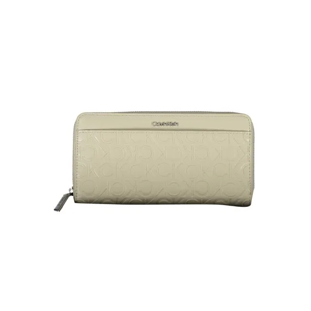 PORTEFEUILLE CALVIN KLEIN BEIGE POUR FEMME - CALVIN KLEIN