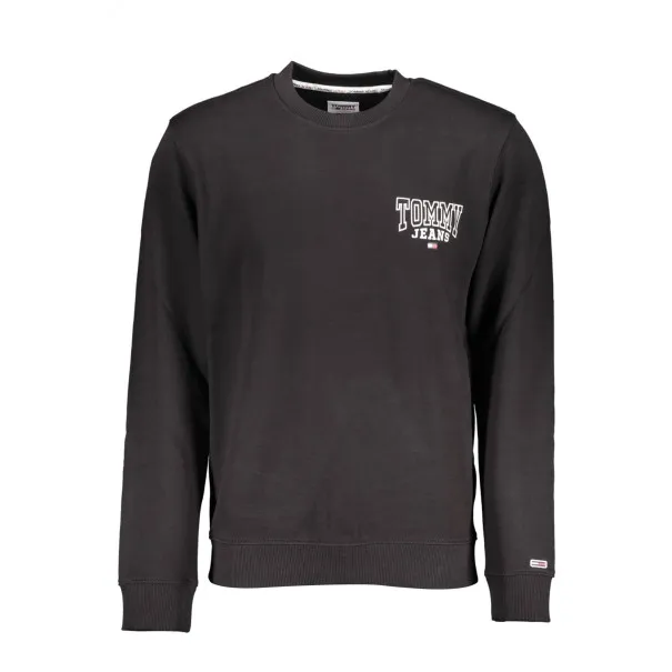 TOMMY HILFIGER SWEAT SANS ZIP NOIR HOMME - TOMMY HILFIGER