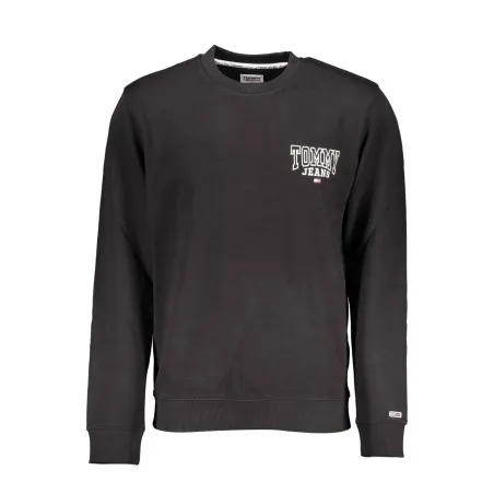 TOMMY HILFIGER SWEAT SANS ZIP NOIR HOMME - TOMMY HILFIGER