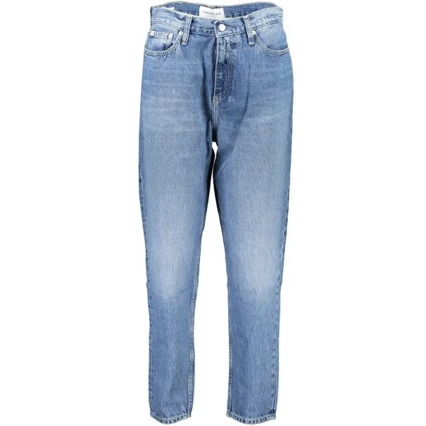 CALVIN KLEIN JEANS EN DENIM POUR FEMME BLEU CLAIR - CALVIN KLEIN
