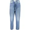CALVIN KLEIN JEANS EN DENIM POUR FEMME BLEU CLAIR - CALVIN KLEIN