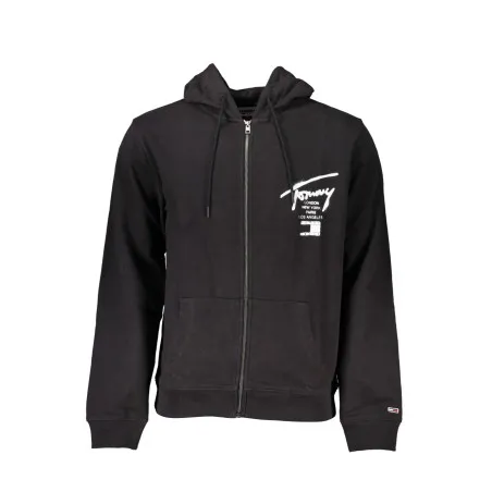 SWEAT-SHIRT ZIPPÉ NOIR HOMME TOMMY HILFIGER - TOMMY HILFIGER