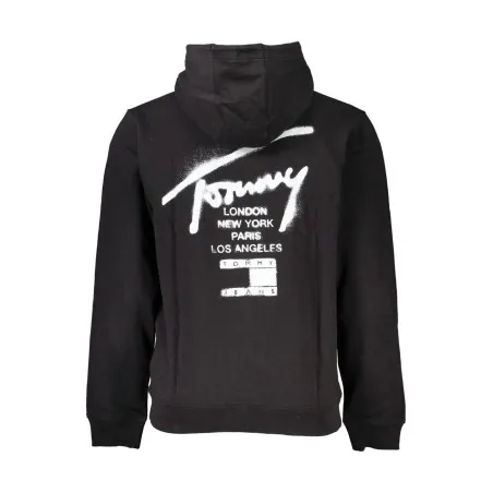 SWEAT-SHIRT ZIPPÉ NOIR HOMME TOMMY HILFIGER - TOMMY HILFIGER
