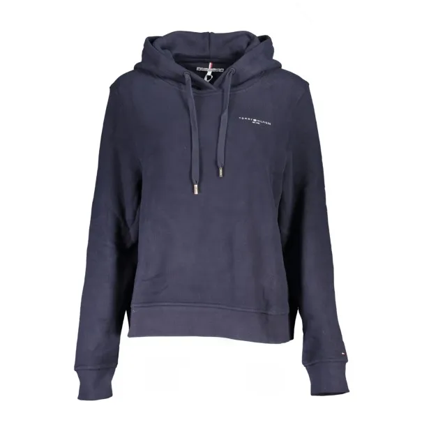 SWEAT-SHIRT SANS FERMETURE ÉCLAIR BLEU TOMMY HILFIGER FEMME - TOMMY HILFIGER