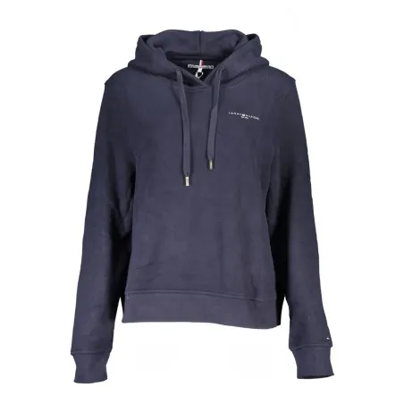 SWEAT-SHIRT SANS FERMETURE ÉCLAIR BLEU TOMMY HILFIGER FEMME - TOMMY HILFIGER