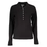 TOMMY HILFIGER POLO À MANCHES LONGUES FEMME NOIR - TOMMY HILFIGER