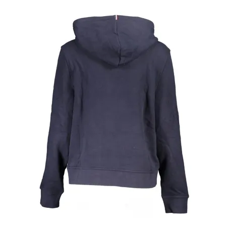SWEAT-SHIRT SANS FERMETURE ÉCLAIR BLEU TOMMY HILFIGER FEMME - TOMMY HILFIGER