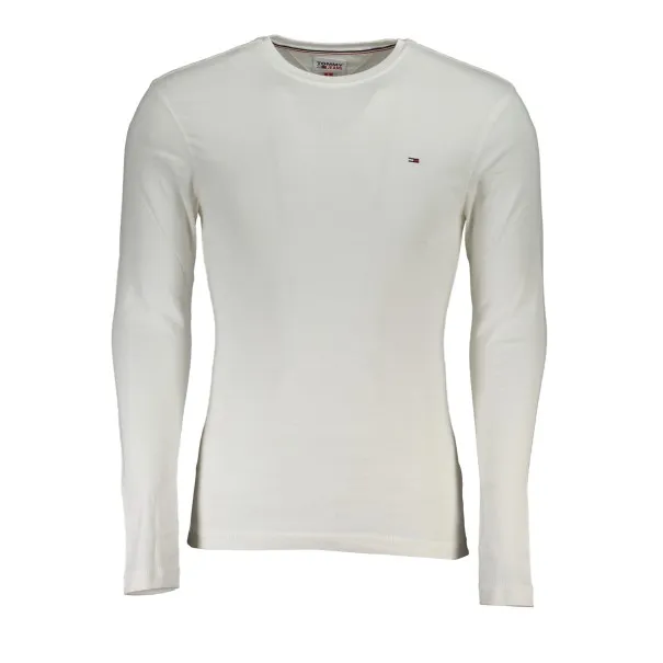 TOMMY HILFIGER T-SHIRT À MANCHES LONGUES HOMME BLANC - TOMMY HILFIGER