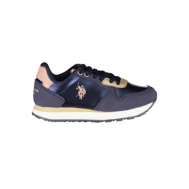 POLO AMÉRICAIN ASSN. CHAUSSURES DE SPORT BLEUES POUR ENFANTS - U.S. POLO ASSN