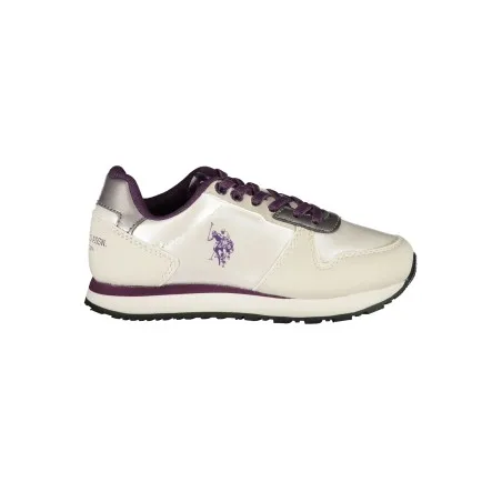 POLO AMÉRICAIN ASSN. CHAUSSURES DE SPORT POUR ENFANTS BLANCHES - U.S. POLO ASSN