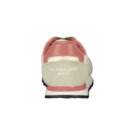POLO AMÉRICAIN ASSN. CHAUSSURES DE SPORT BEIGES POUR ENFANTS - U.S. POLO ASSN