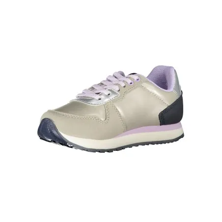 POLO AMÉRICAIN ASSN. CHAUSSURES DE SPORT ARGENTÉES POUR ENFANTS - U.S. POLO ASSN