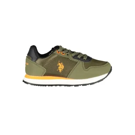 POLO AMÉRICAIN ASSN. CHAUSSURES DE SPORT VERTES POUR ENFANTS - U.S. POLO ASSN