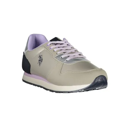 POLO AMÉRICAIN ASSN. CHAUSSURES DE SPORT POUR FEMMES ARGENTÉES - U.S. POLO ASSN