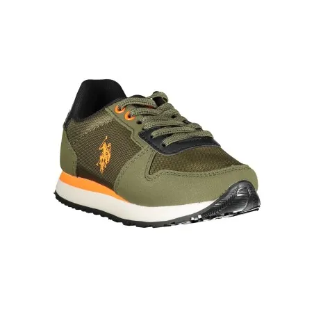 POLO AMÉRICAIN ASSN. CHAUSSURES DE SPORT VERTES POUR ENFANTS - U.S. POLO ASSN