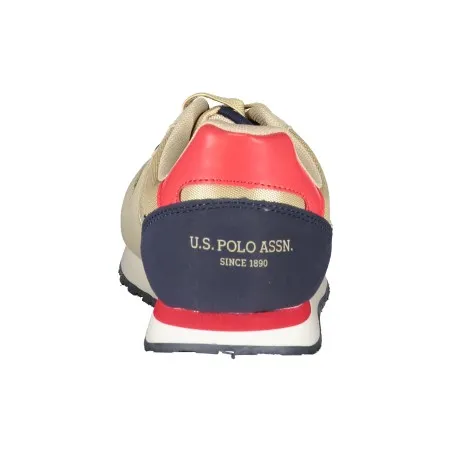 POLO AMÉRICAIN ASSN. CHAUSSURES DE SPORT BEIGES POUR ENFANTS - U.S. POLO ASSN