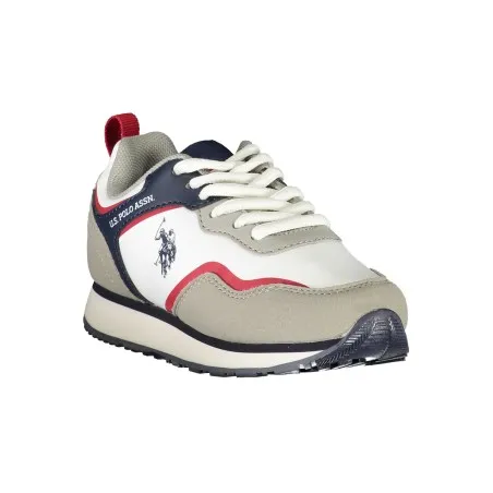 POLO AMÉRICAIN ASSN. CHAUSSURES DE SPORT POUR ENFANTS BLANCHES - U.S. POLO ASSN