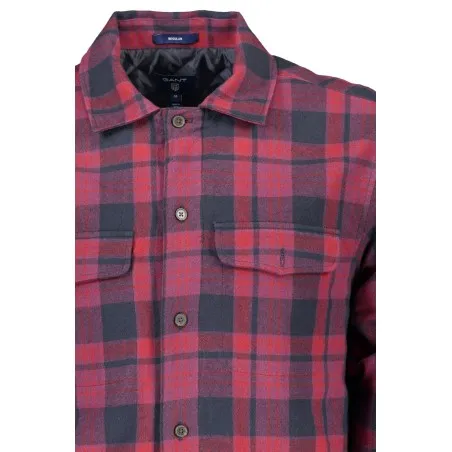 GANT CHEMISE À MANCHES LONGUES POUR HOMMES VIOLET - GANT