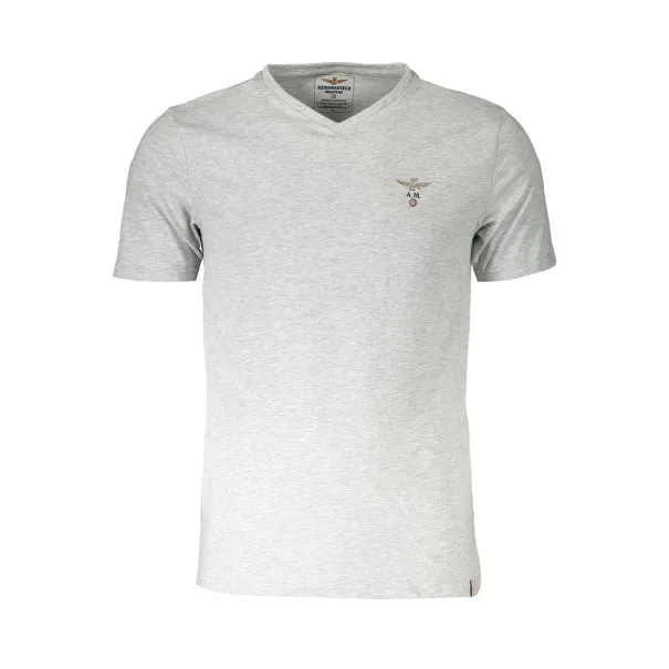 T-SHIRT EXTERIEUR HOMME AIR FORCE GRIS - AERONAUTICA MILITARE